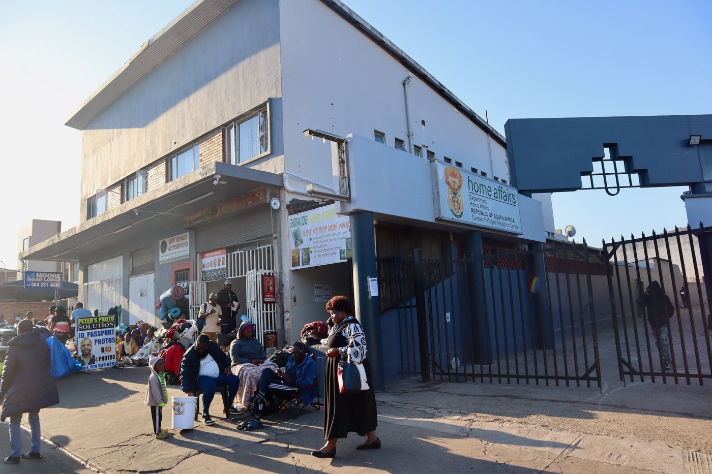 The actual Durban Home Affairs Refugee Reception Centre on Che Guevara Road in an archive photograph